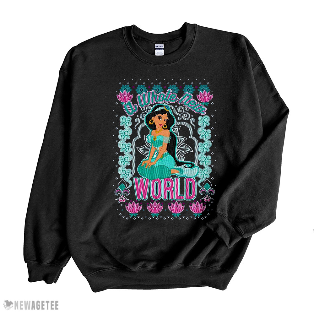 Disney Princess Jasmine World Ugly Christmas Shirt