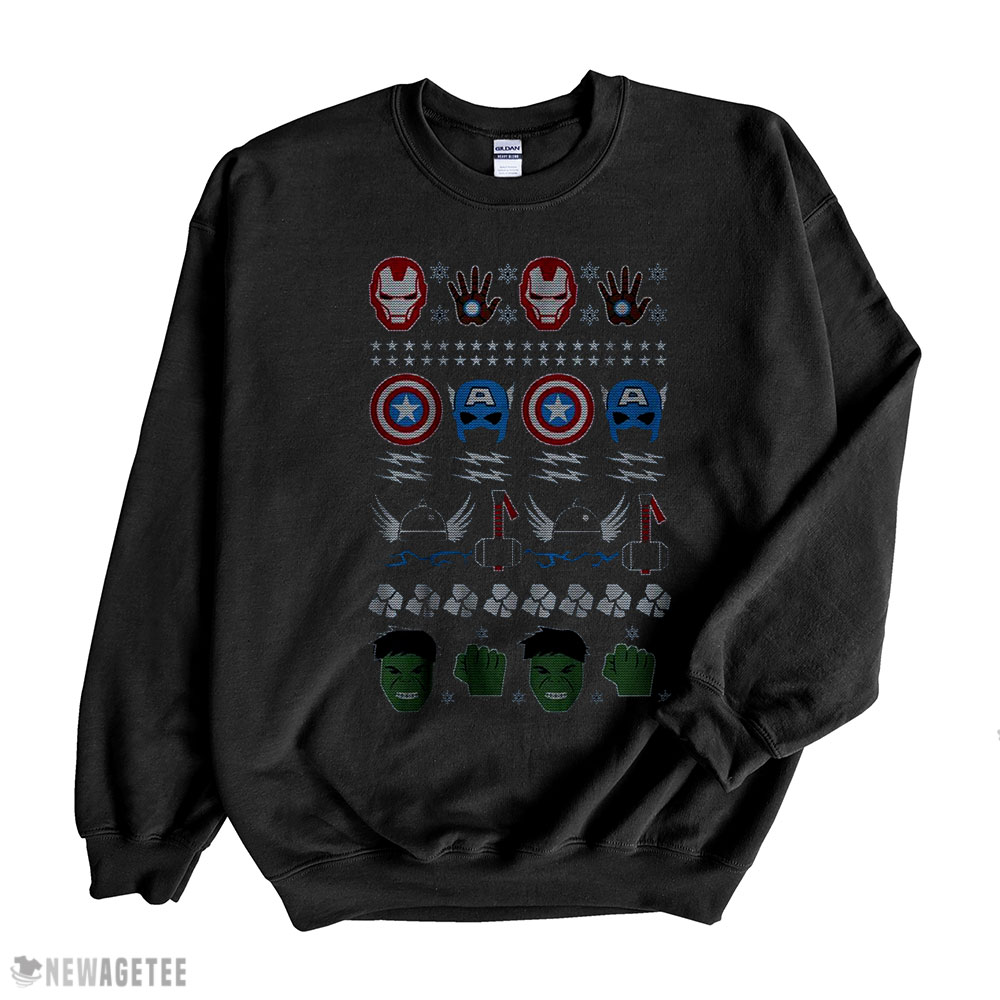 Marvel Avengers Winter Ugly Christmas Sweater Sweatshirt