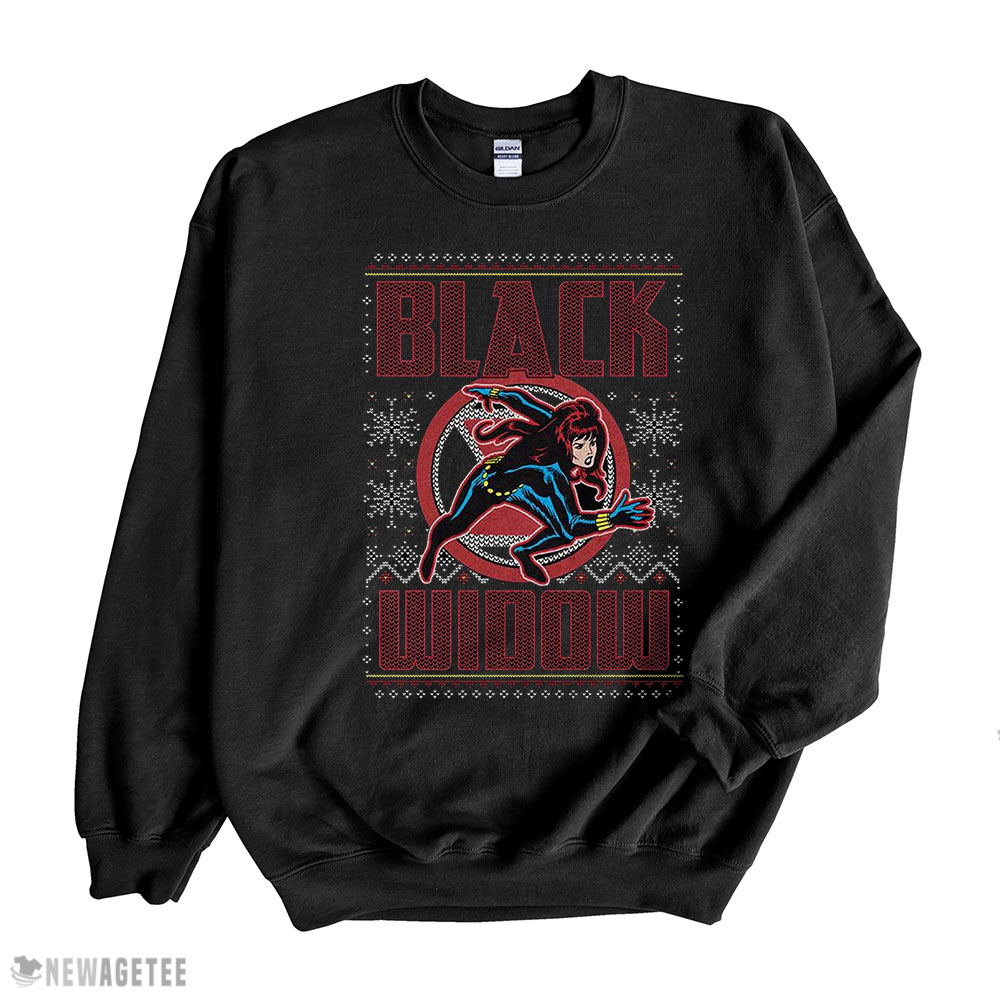 Marvel Black Widow Ugly Christmas Sweater Sweatshirt