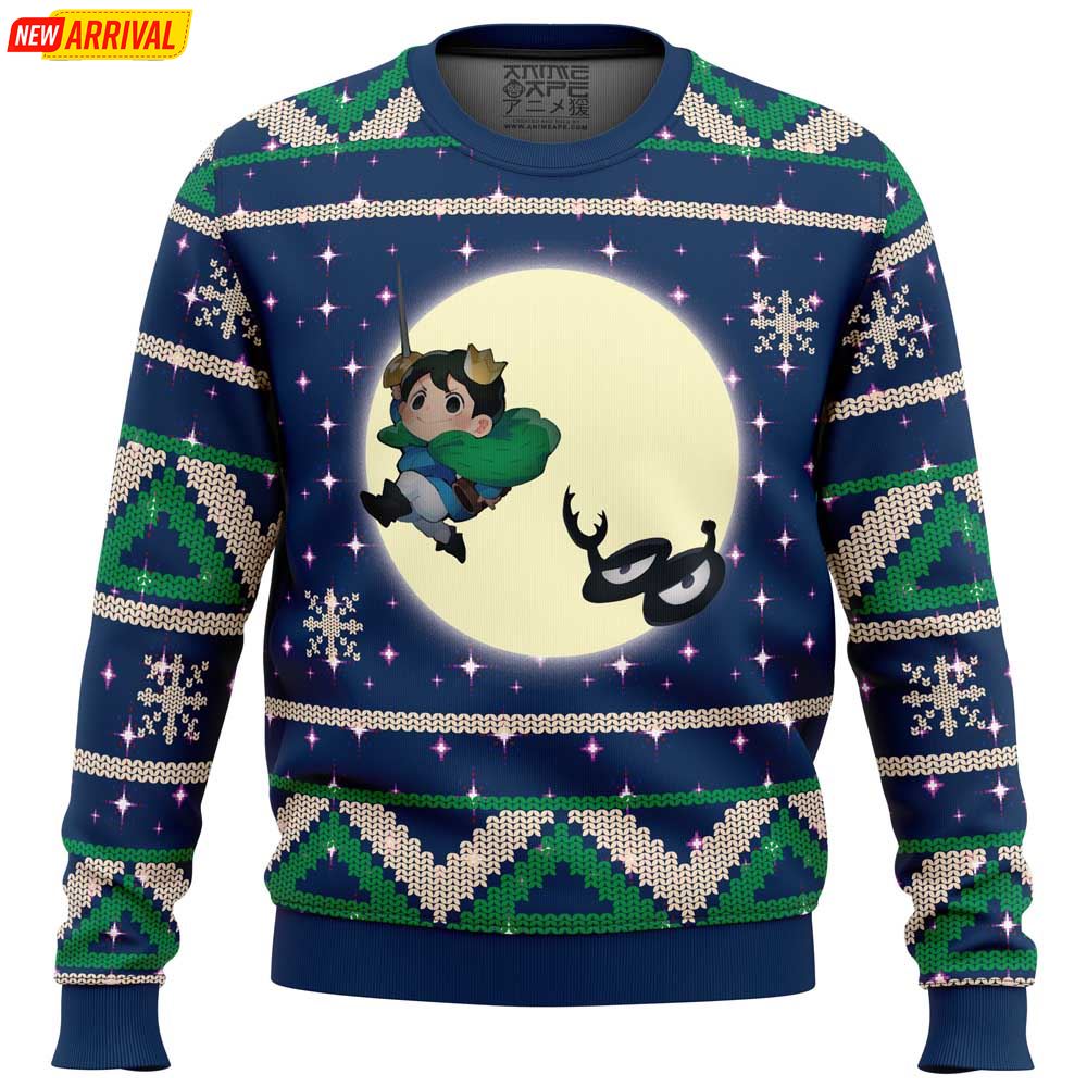 Bojji And Kage Full Moon Ranking Of Kings Ugly Christmas Sweater