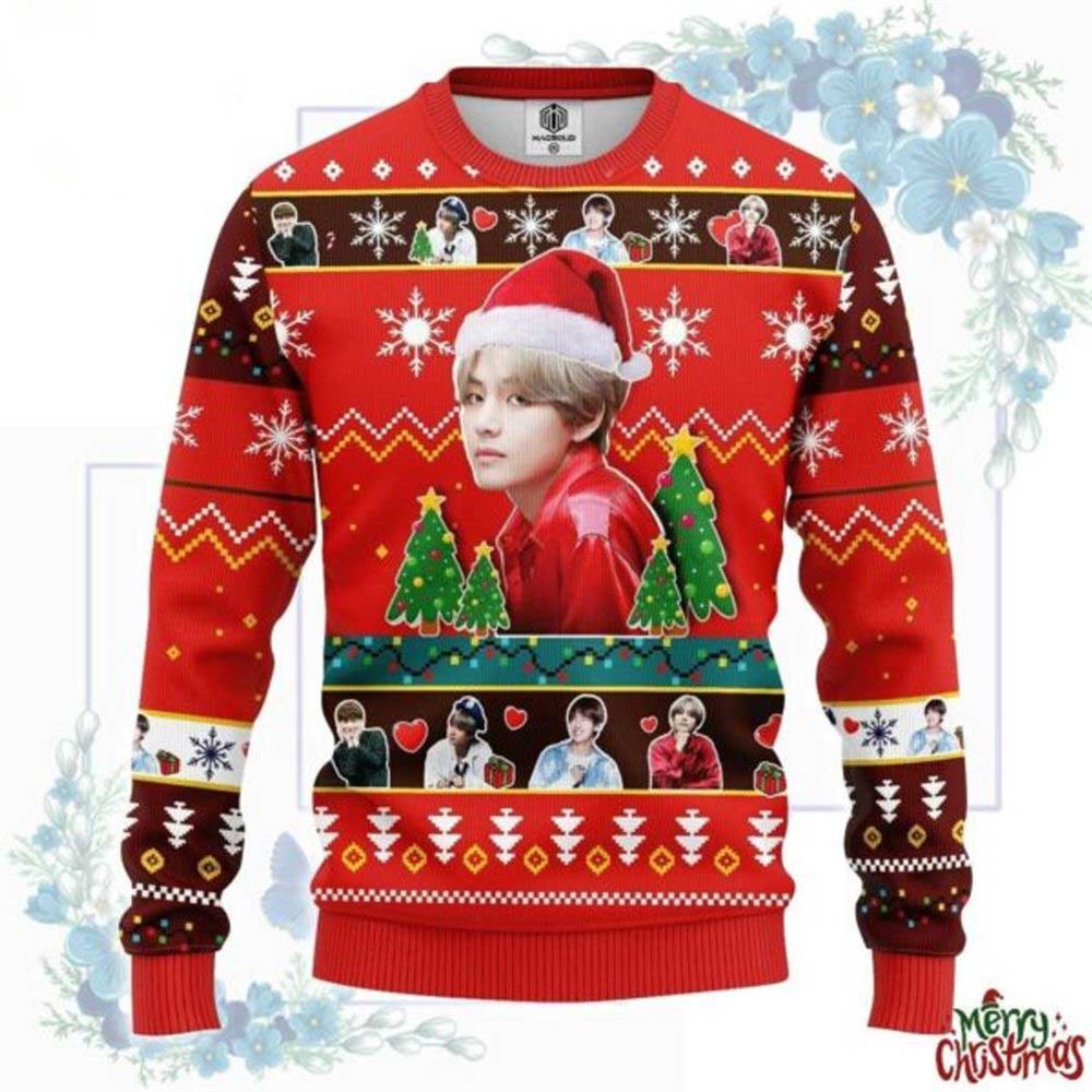 Bts V Ugly Christmas Sweater