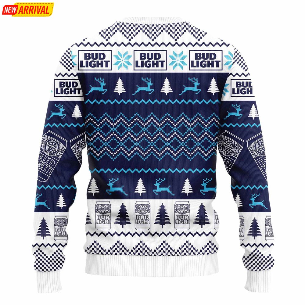 Bud Light Blue Ugly Christmas Sweater