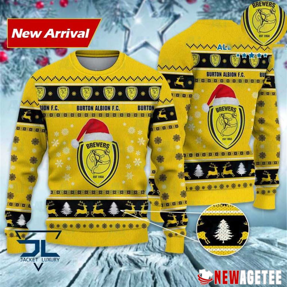 Burton Albion Fc Efl Championship Christmas Sweater