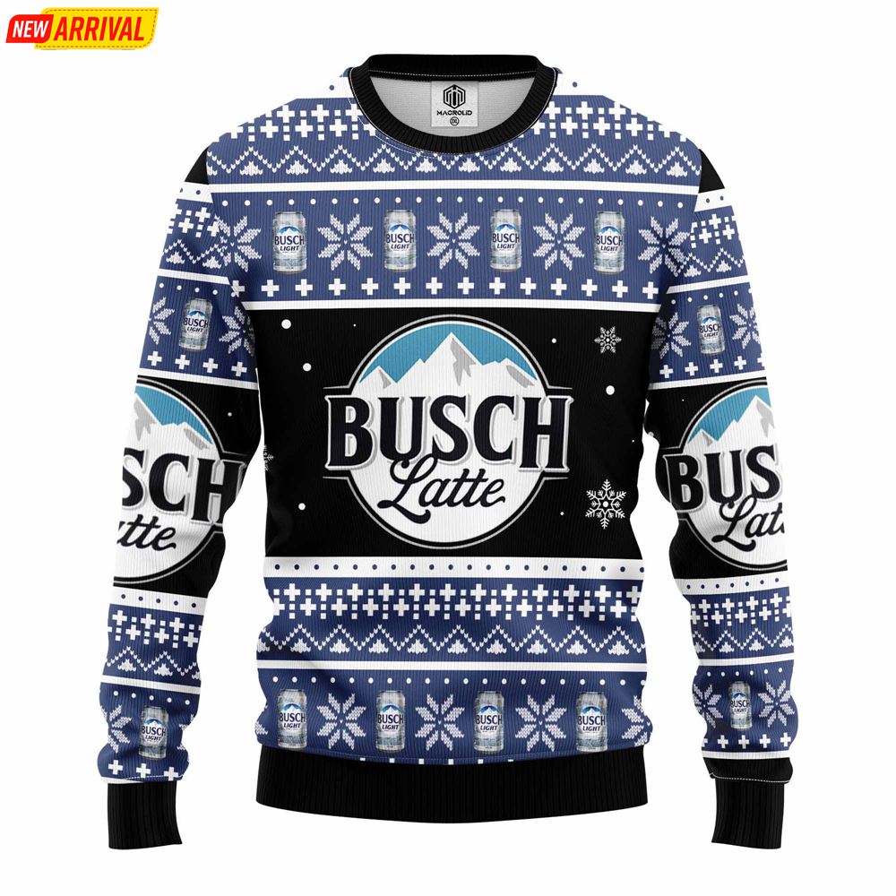 Busch Latte Ugly Christmas Sweater