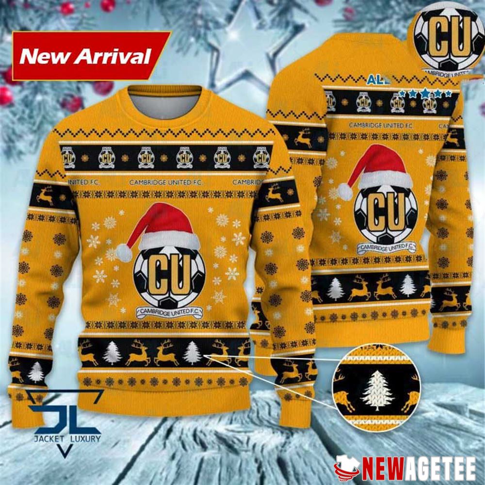 Cambridge United Fc Efl Championship Christmas Sweater