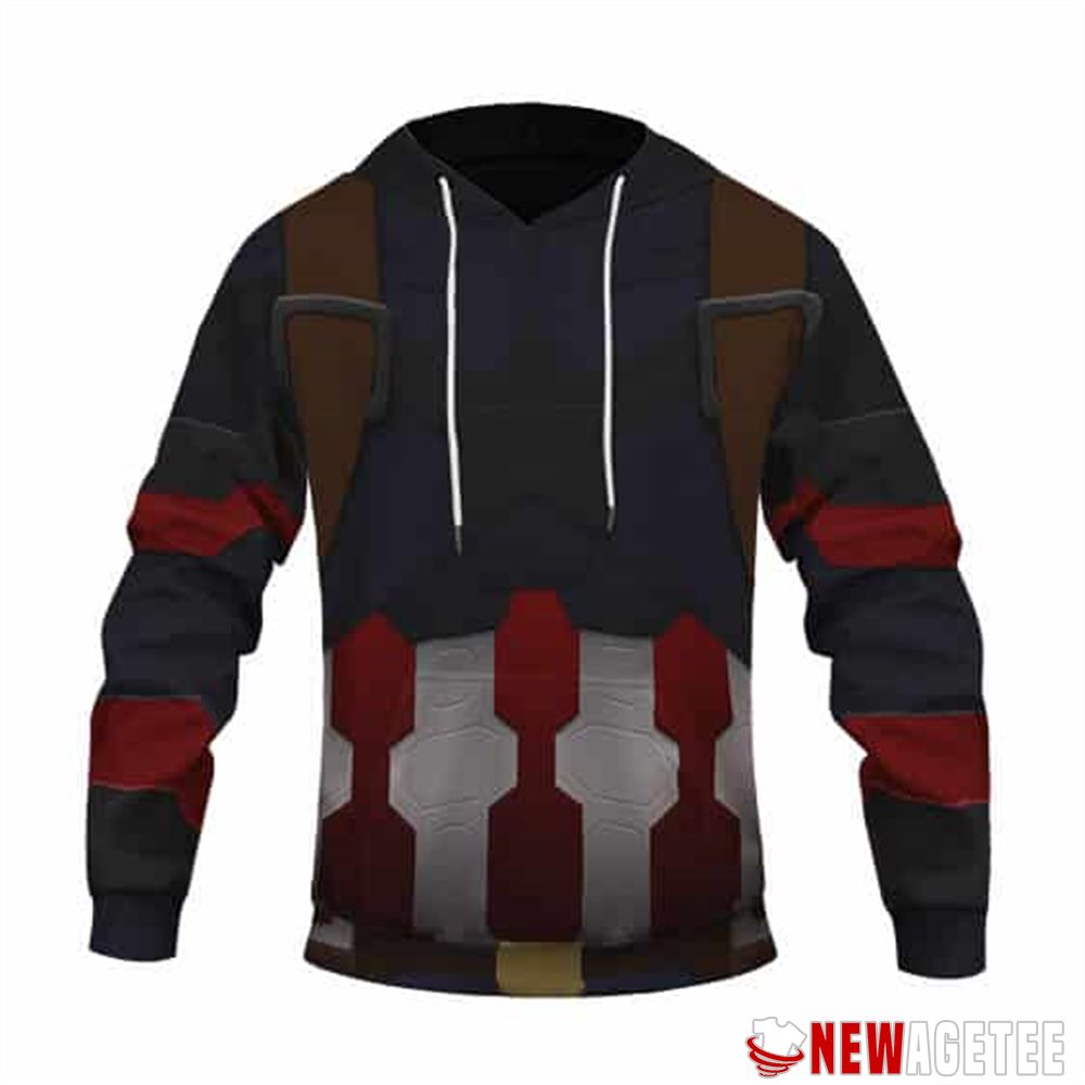 Captain America Avengers Iii Uniform Costume Unisex Hoodie