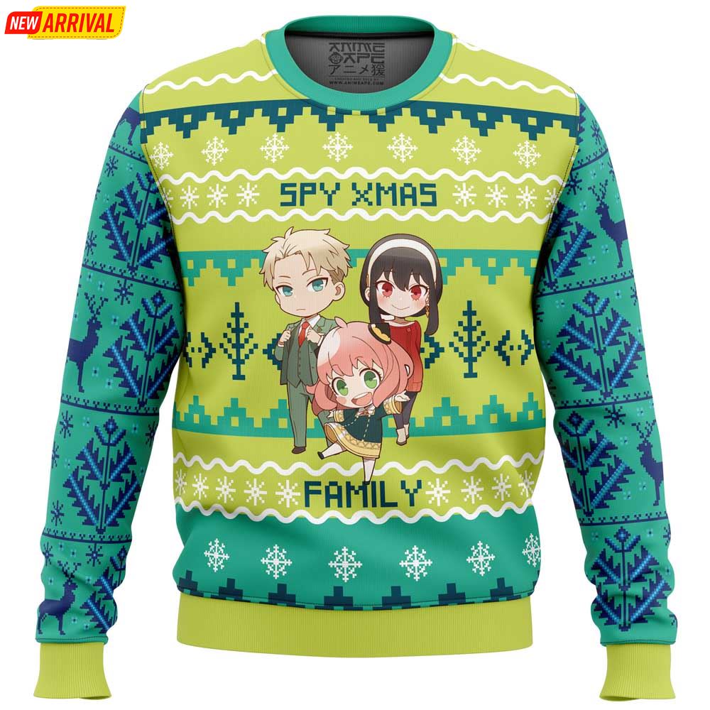 Chibi Spy X Family Ugly Christmas Sweater