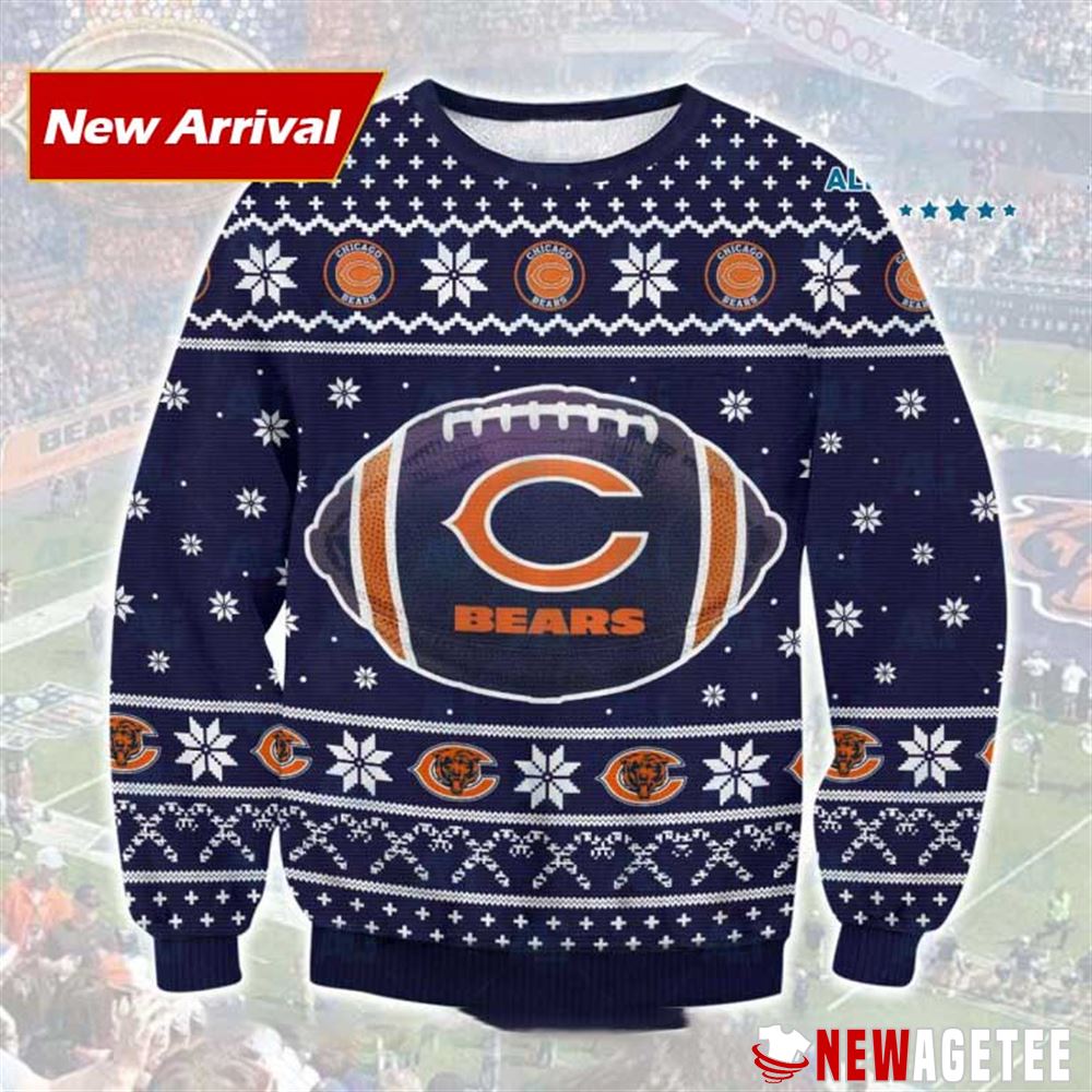 Chicago Bears Mascot Ugly Christmas Sweater