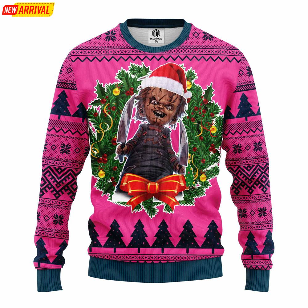 Chucky Doll Ugly Christmas Sweater