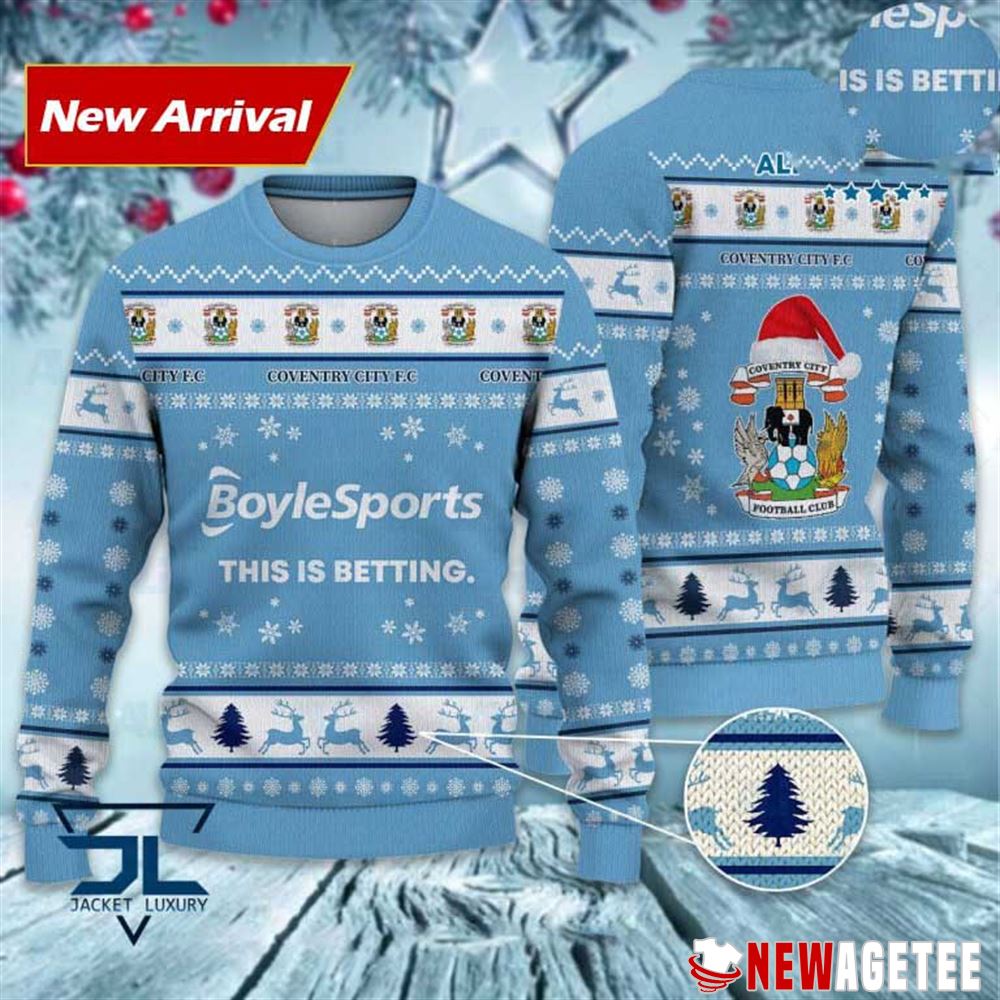 Coventry City Fc Efl Championship Christmas Sweater