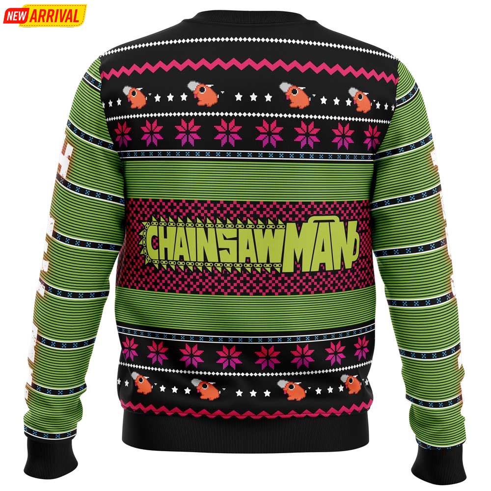 Denji Chainsaw Man Ugly Christmas Sweater