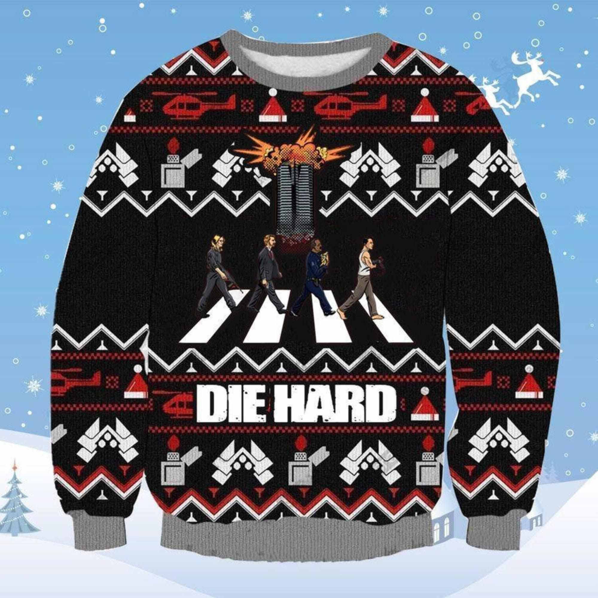Die Hard Ugly Christmas Sweater