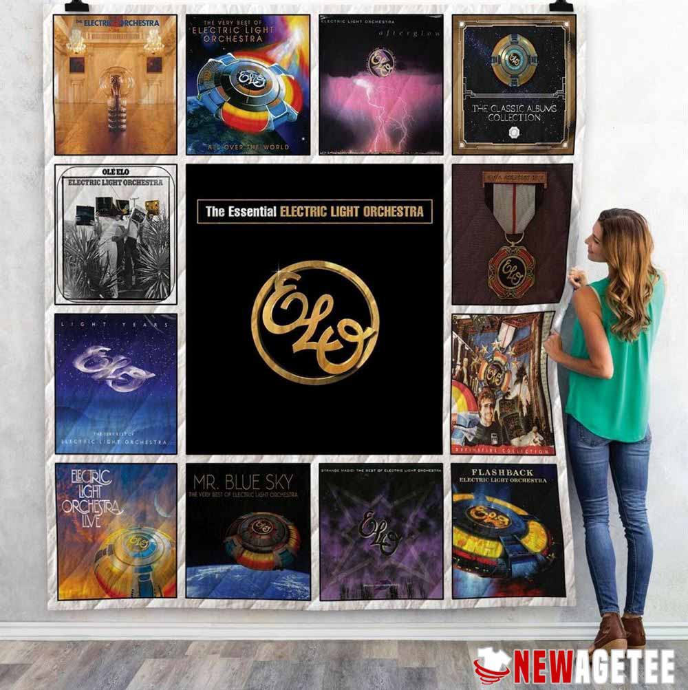 Electric Light Orchestra Album Sherpa Fleece Blanket Gifts For Rock Fans
