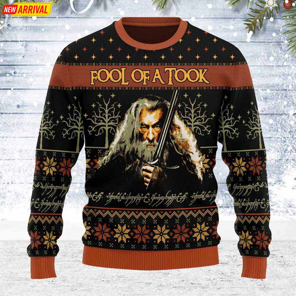 Eye Of The Tiger Ugly Christmas Sweater