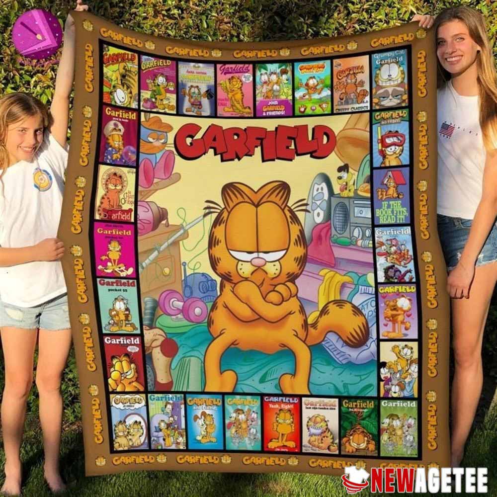 Garfield Quiltgarfield Cat Queen Fleece Blanket