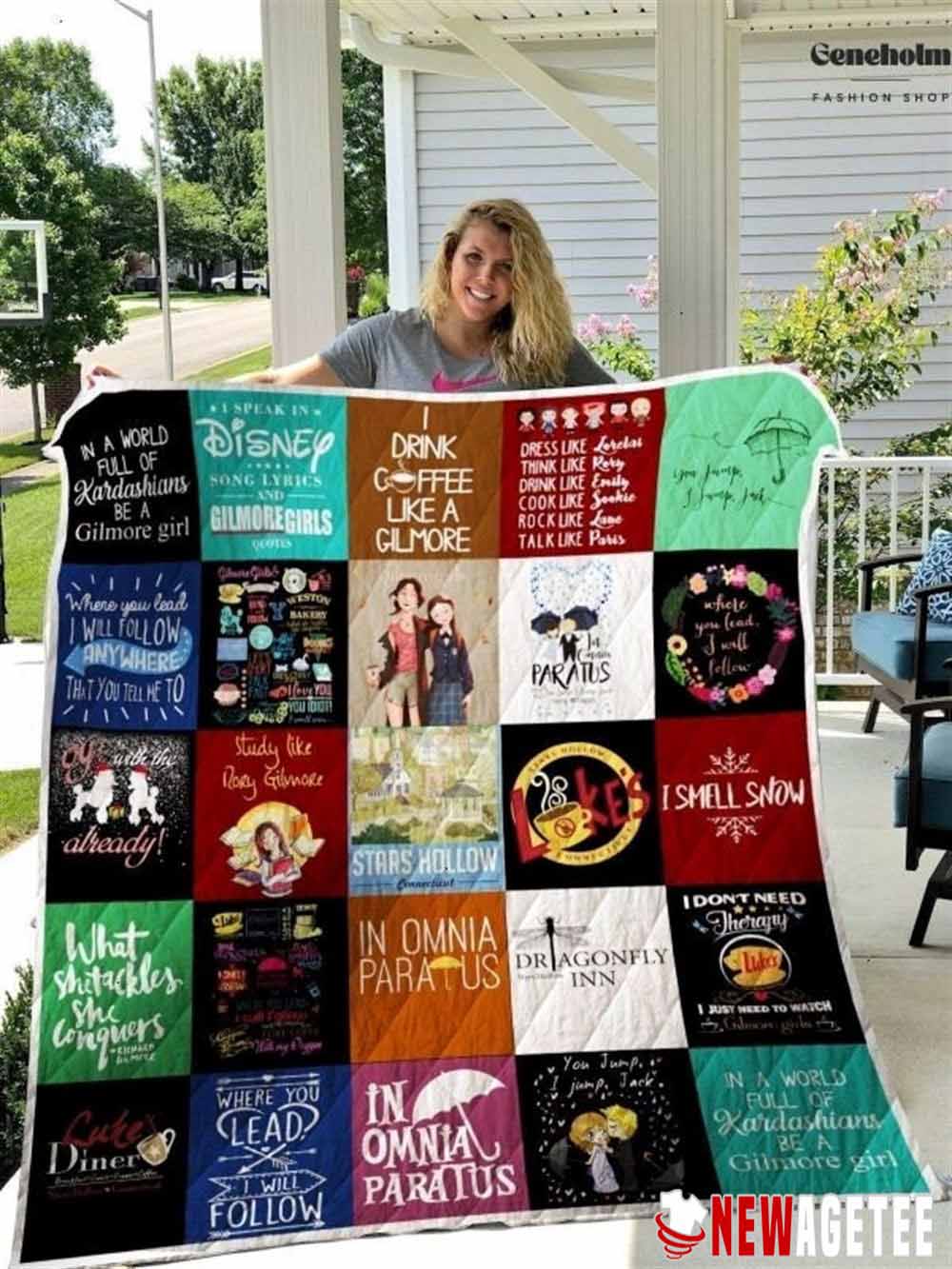 Gilmore Girls Quilt Blanket Queen Gift For Comedy Fans