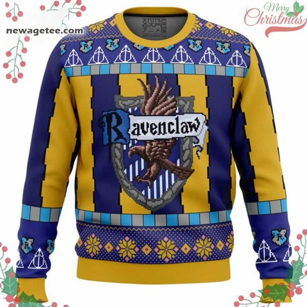 Harry Potter Ravenclaw Badge Ugly Christmas Sweater