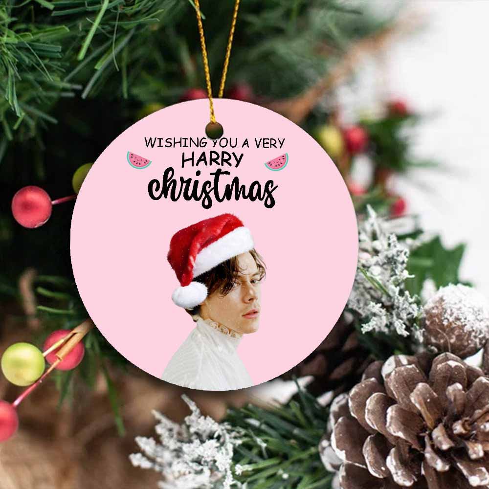 Harry Styles One Direction 2022 Christmas Ornament Decoration