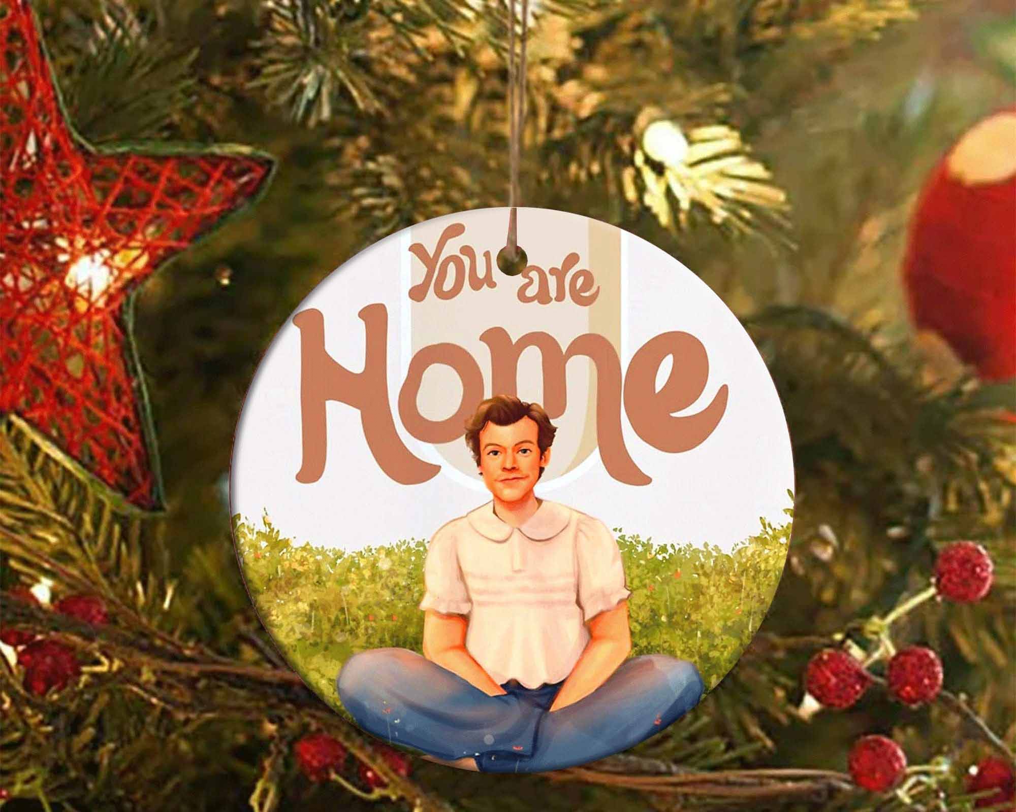 Harry Styles You Are Home Christmas Xmas Ornament Decoration