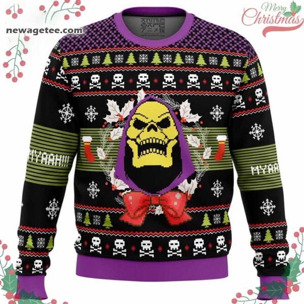 He Man Skeletor I Have The Power Of Christmas Ugly Christmas Sweater