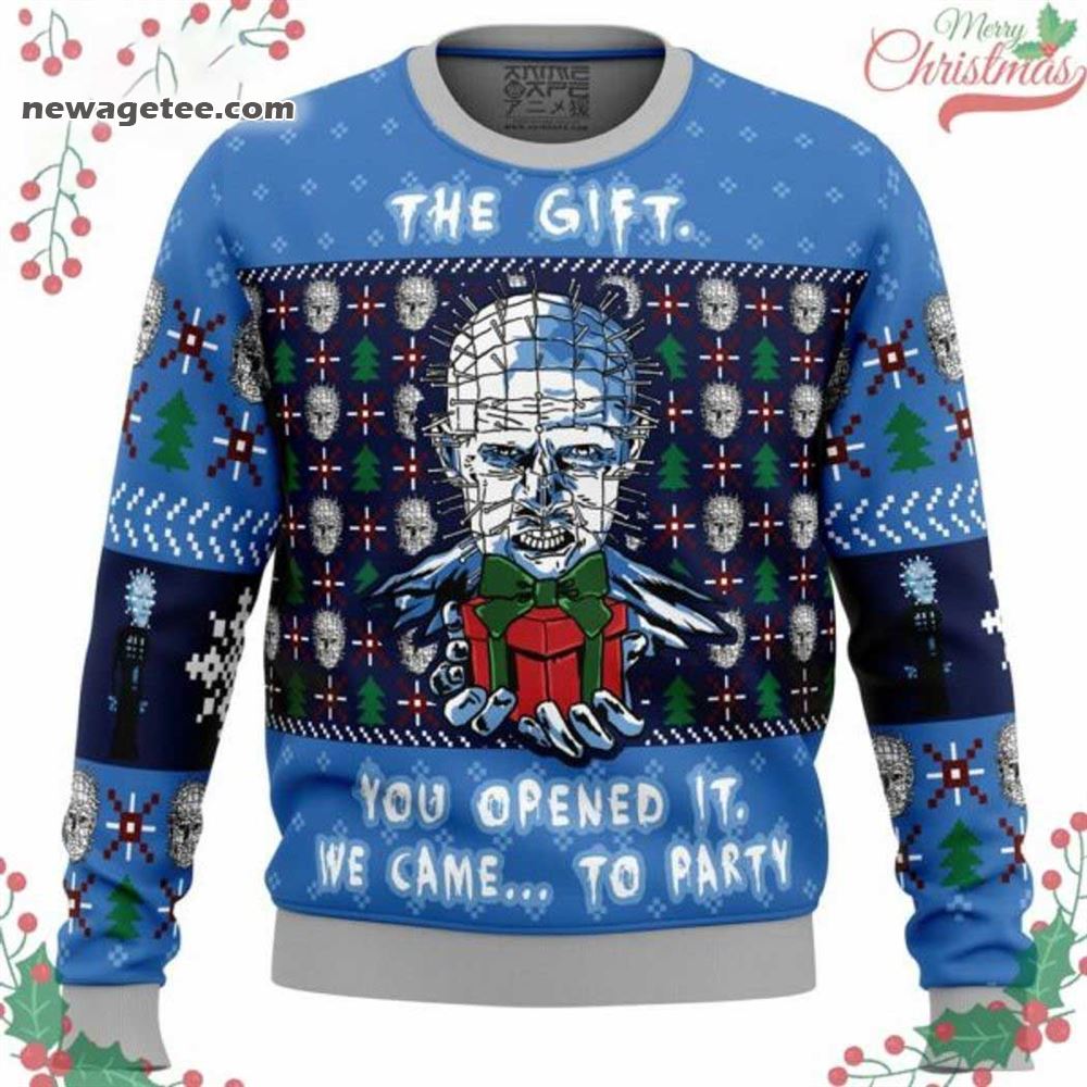 Jason Voorhees Slashing Through The Snow Ugly Christmas Sweater