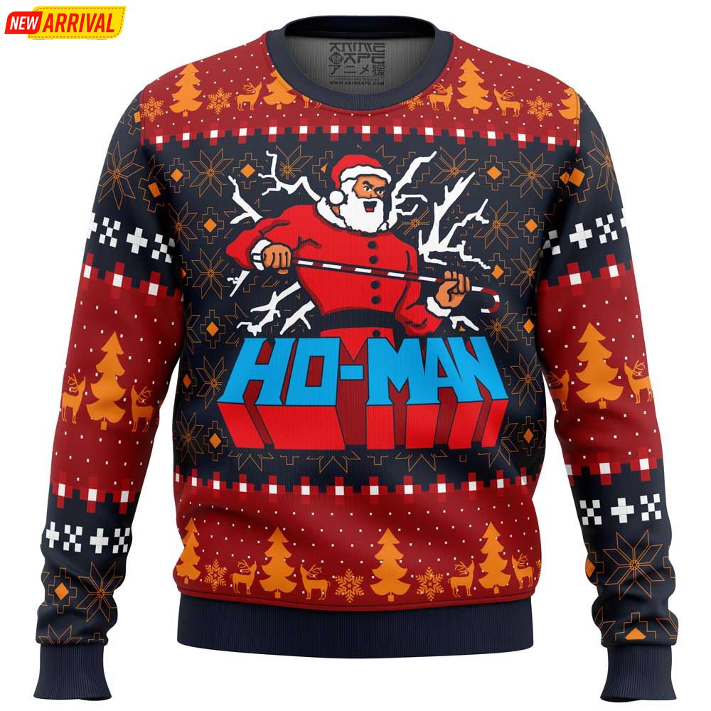 Ho Man Santa Claus Ugly Christmas Sweater