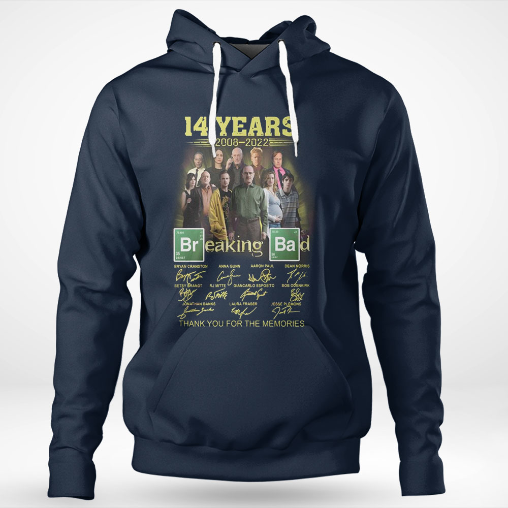 14 Years 2002 – 2022 Breaking Bad Thank You For The Memories T-shirt