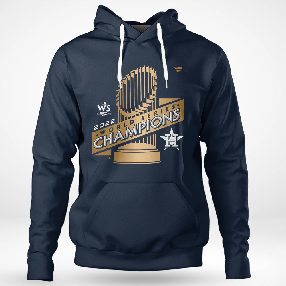 Fanatics Branded Navy Houston Astros 2022 World Series Champions Champion Logo T-Shirt