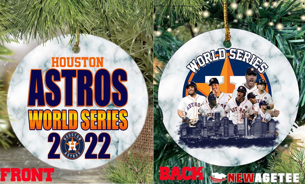 Houston Astros City 2022 World Series Champion Christmas Ornament Decoration