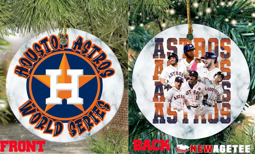 Houston Astros World Series 2022 Christmas Ornament Holiday Gift