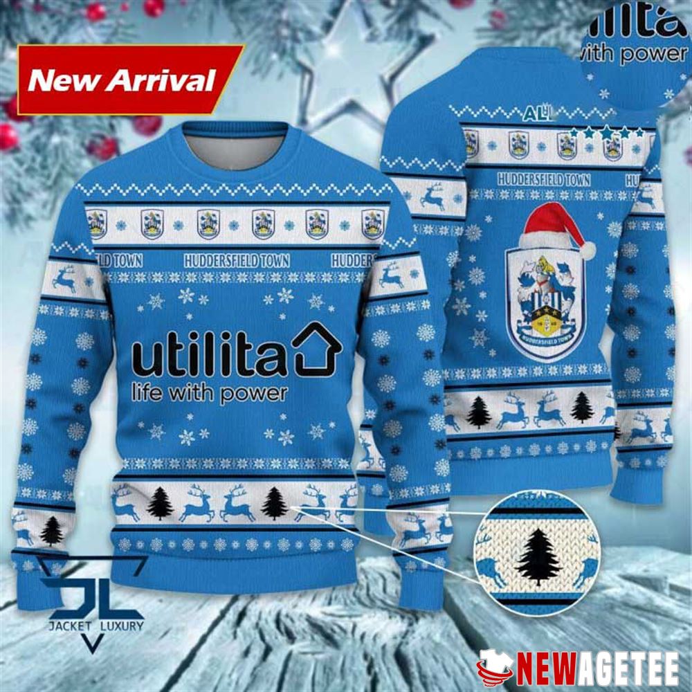 Huddersfield Town A F C Fc Logo Efl Championship Christmas Sweater