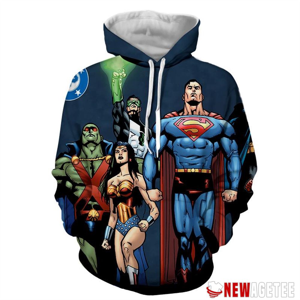 Jla Superheroes Justice Symbol Unisex Hoodie