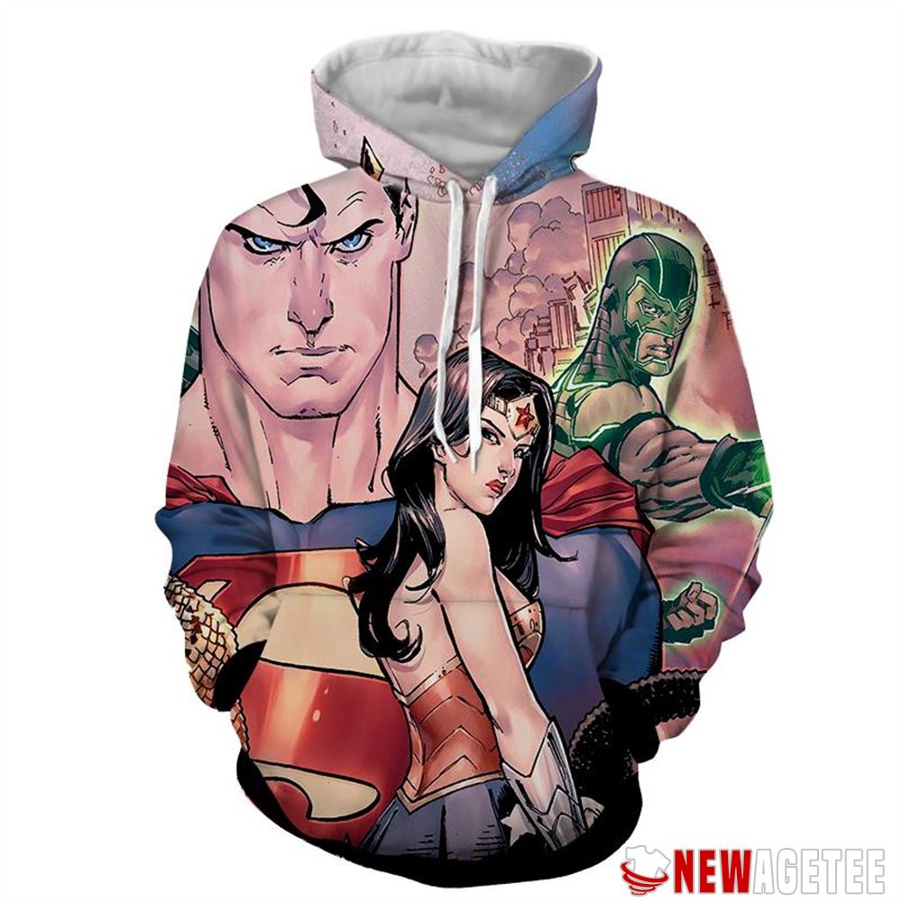 Justice League Fighting The Avengers Scene Unisex Hoodie