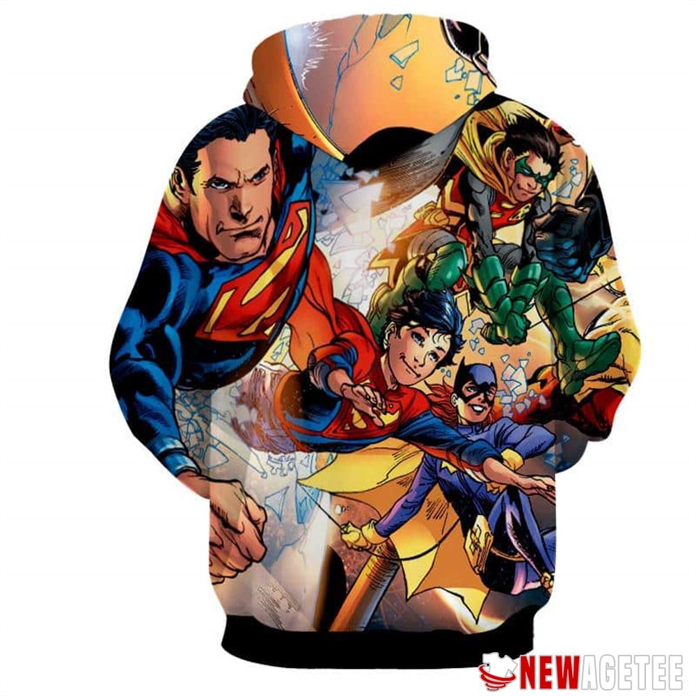 Justice League Powerful Superman Comic Unisex Hoodie