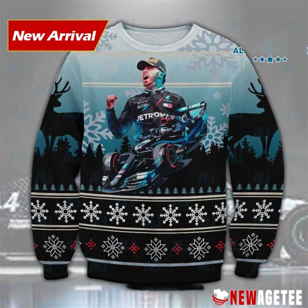 Lewis Hamilton F1 Ugly Christmas Sweater