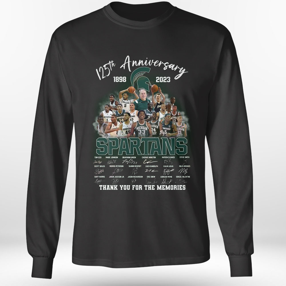 125th Anniversary 1898 – 2023 Spartans Thank You For The Memories T-shirt