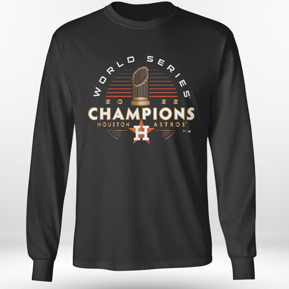 Men's Fanatics Branded Navy Houston Astros 2022 World Series Champions  Signature Roster Long Sleeve T-Shirt