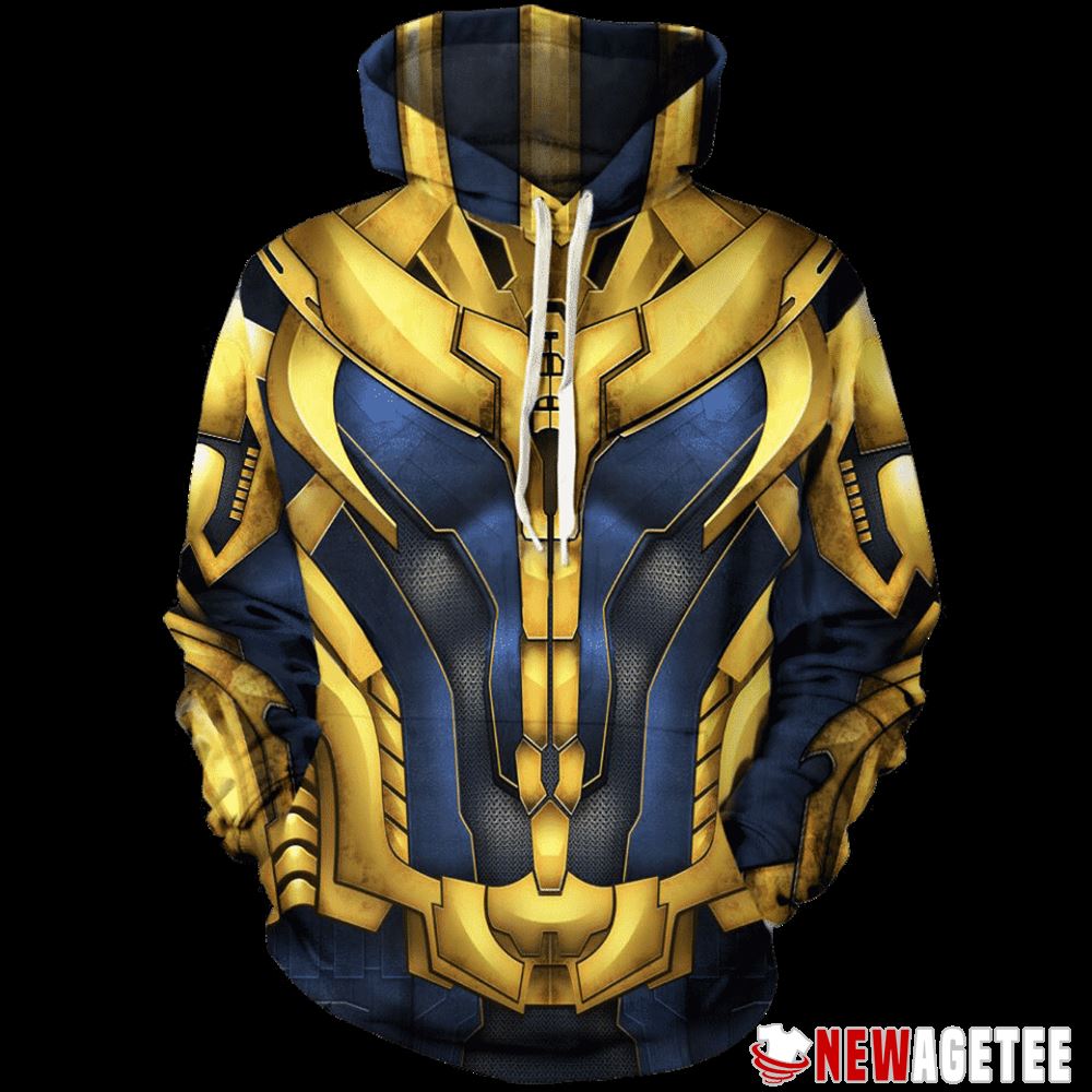 Marvel Thanos Supervillain Uniform Costume Unisex Hoodie