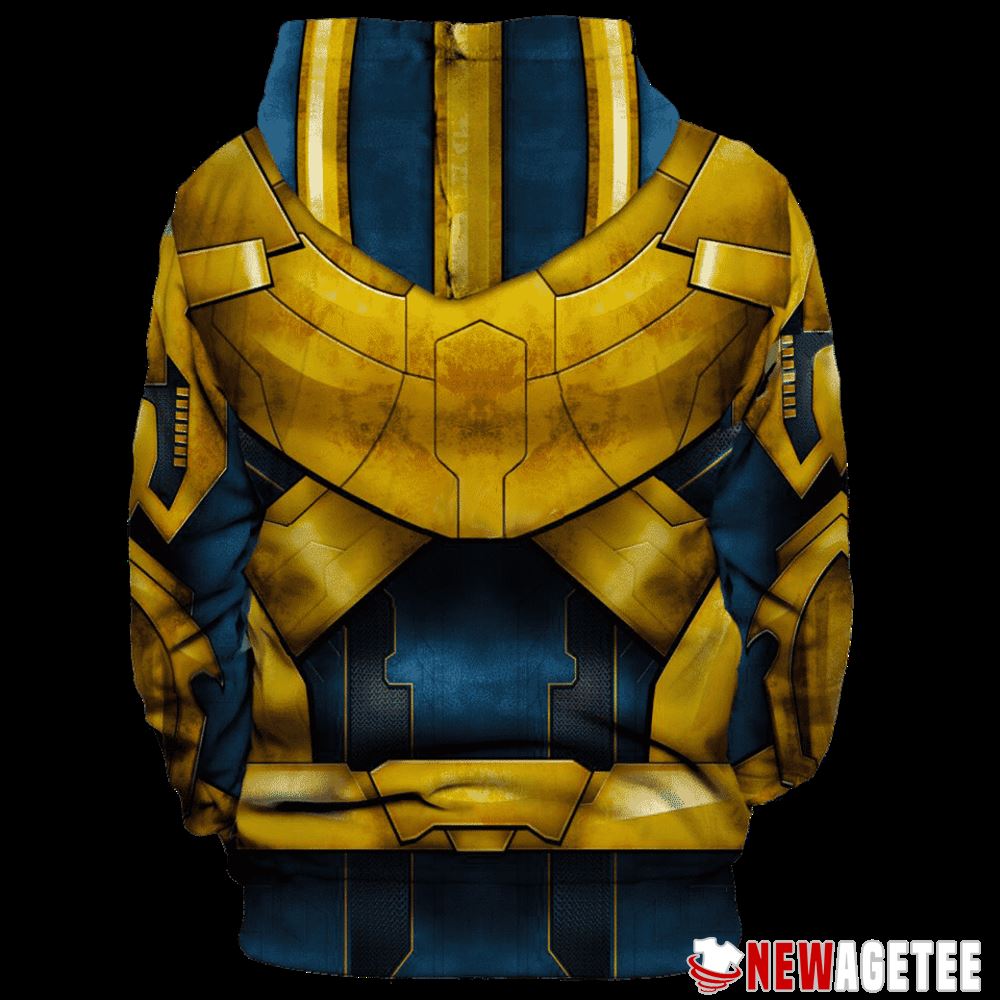 Marvel Thanos Supervillain Uniform Costume Unisex Hoodie