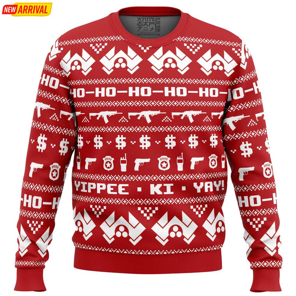 Mcclane Winter Die Hard Ugly Christmas Sweater
