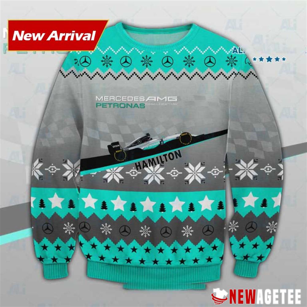 Mercedes Formula Ugly Christmas Sweater
