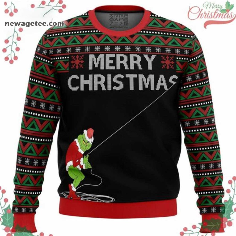 Merry Christmas Grinch Stole Ugly Christmas Sweater
