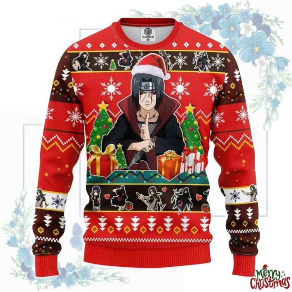 Naruto Uchiha Itachi Christmas Gift Ugly Christmas Sweater
