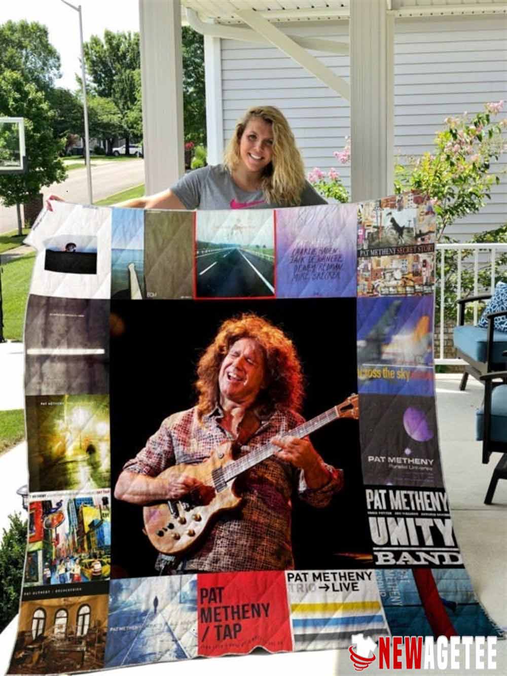 Pat Metheny Queen Size Fleece Blanket Gifts For Rock Fans