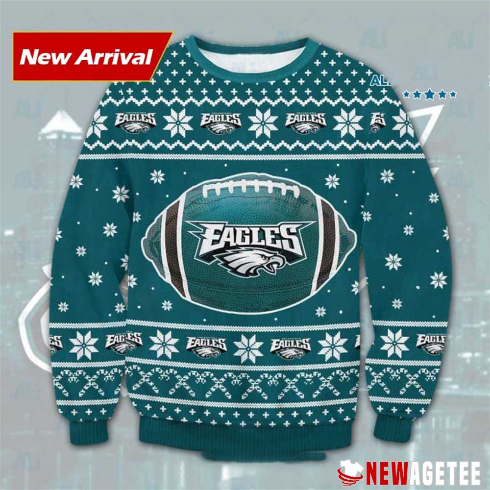 Philadelphia Eagles Baseball Ugly Christmas Sweater