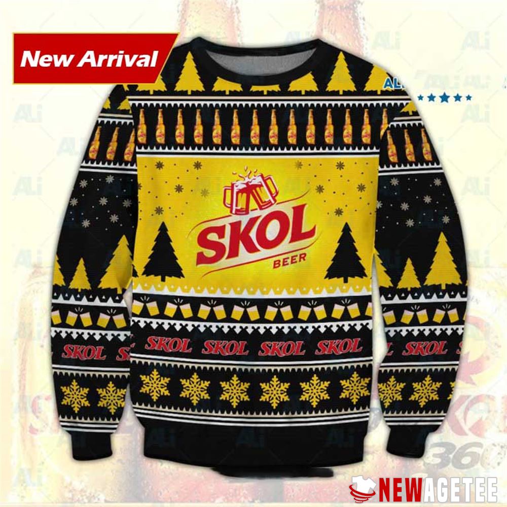 Skol Beer Ugly Christmas Sweater