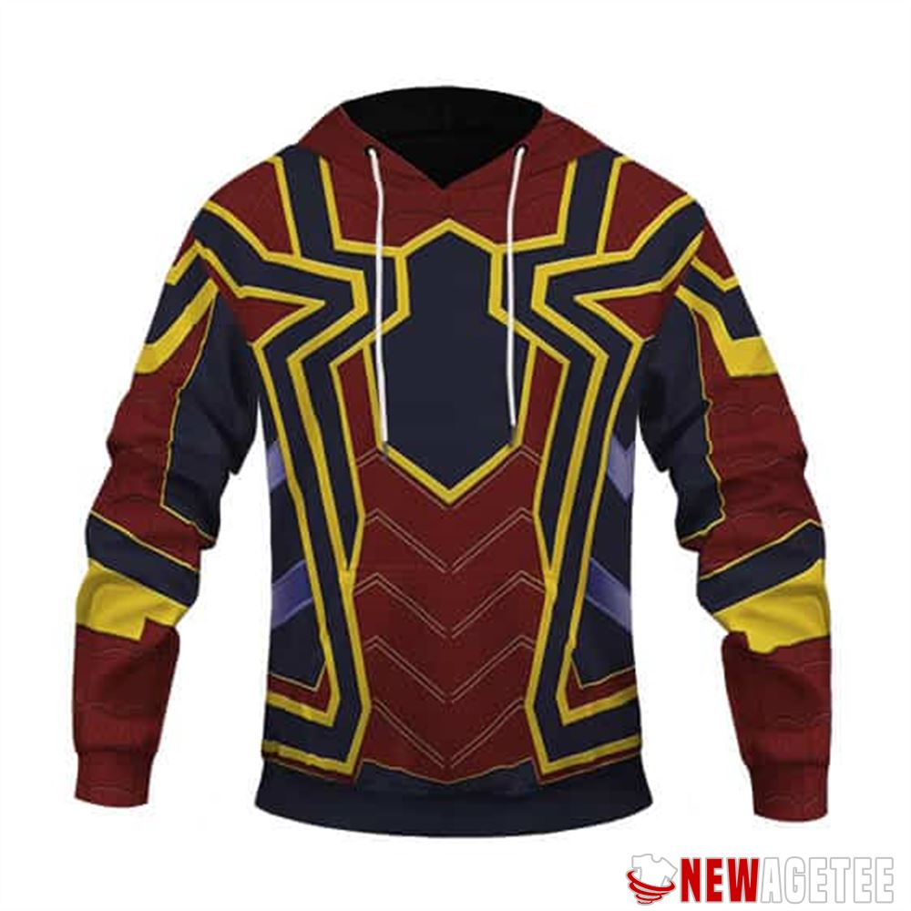 Spider Man Iron Spider Armor Suit Cosplay Unisex Hoodie