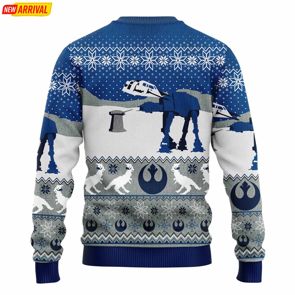 Star Wars Blue Winter Ugly Christmas Sweater