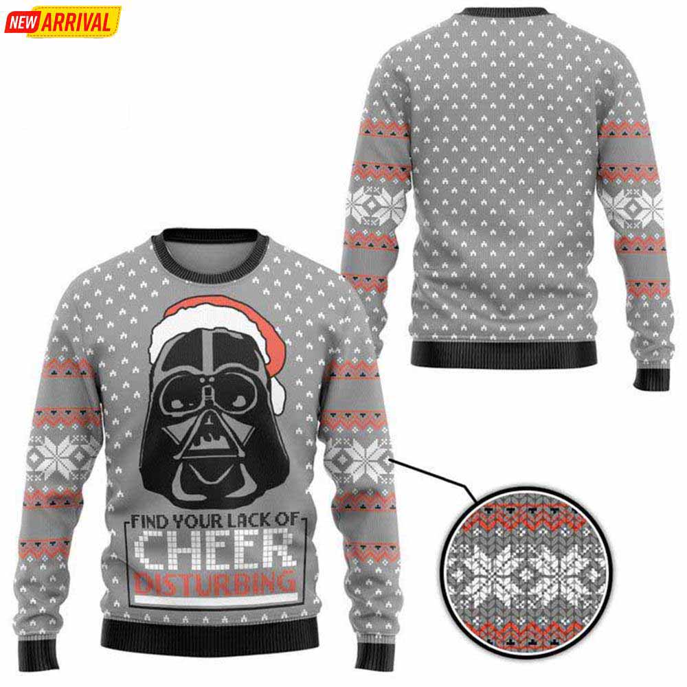 Star Wars Darth Vader Knitted Christmas Gift Ugly Sweater