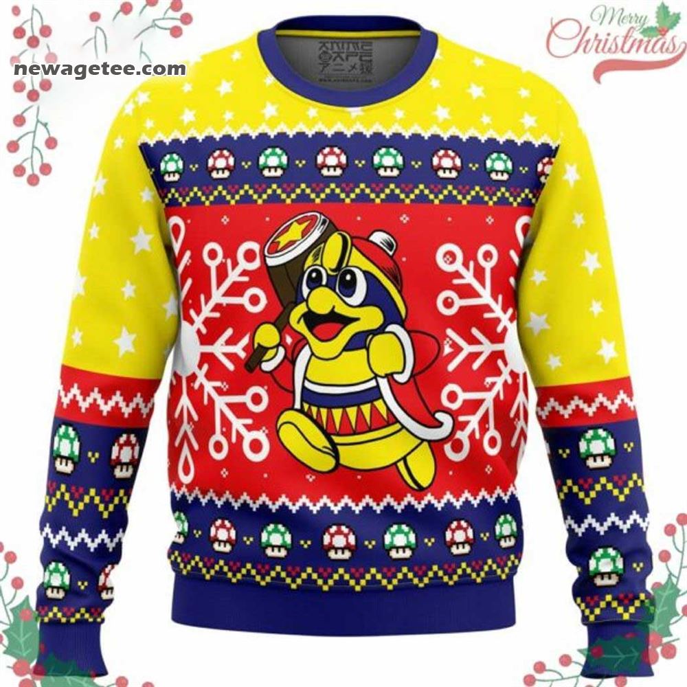 Super Mario Mario And Lugi Ugly Christmas Sweater